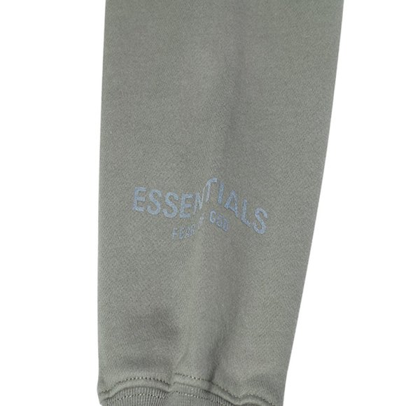 Fear Of God Essentials Fleece Zip Green Hoodie - Picture 4 of 14